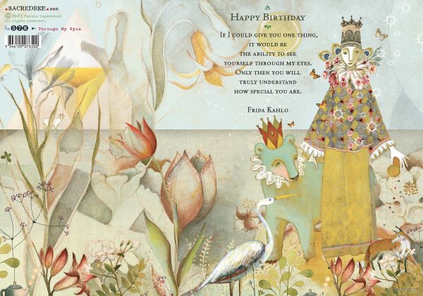 Through My Eyes - SacredBee Birthday Card