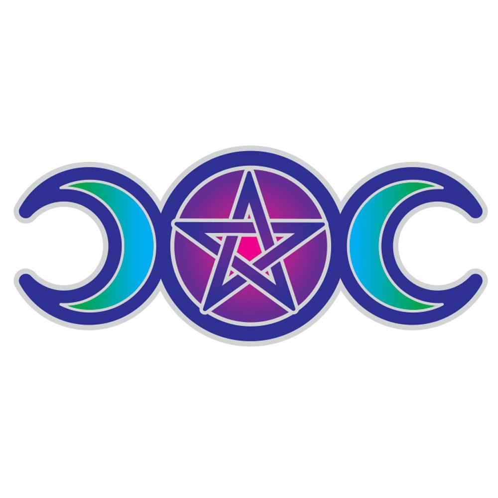 Triple Moon Sticker