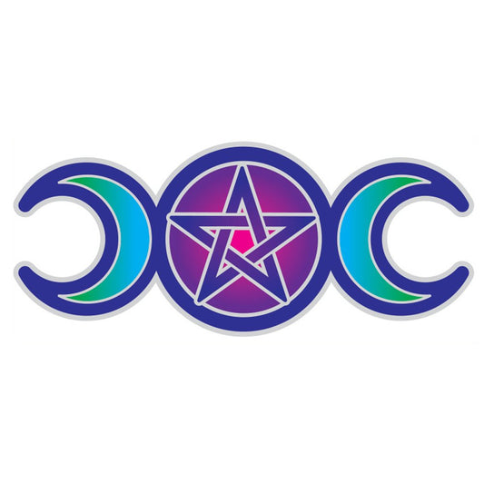 Triple Moon Sticker