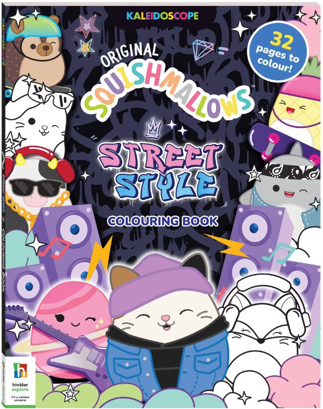 Original Squishmallows Street Style Colouring Book