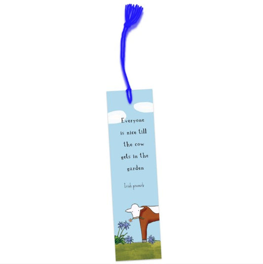 Cow in the Garden Bookmark