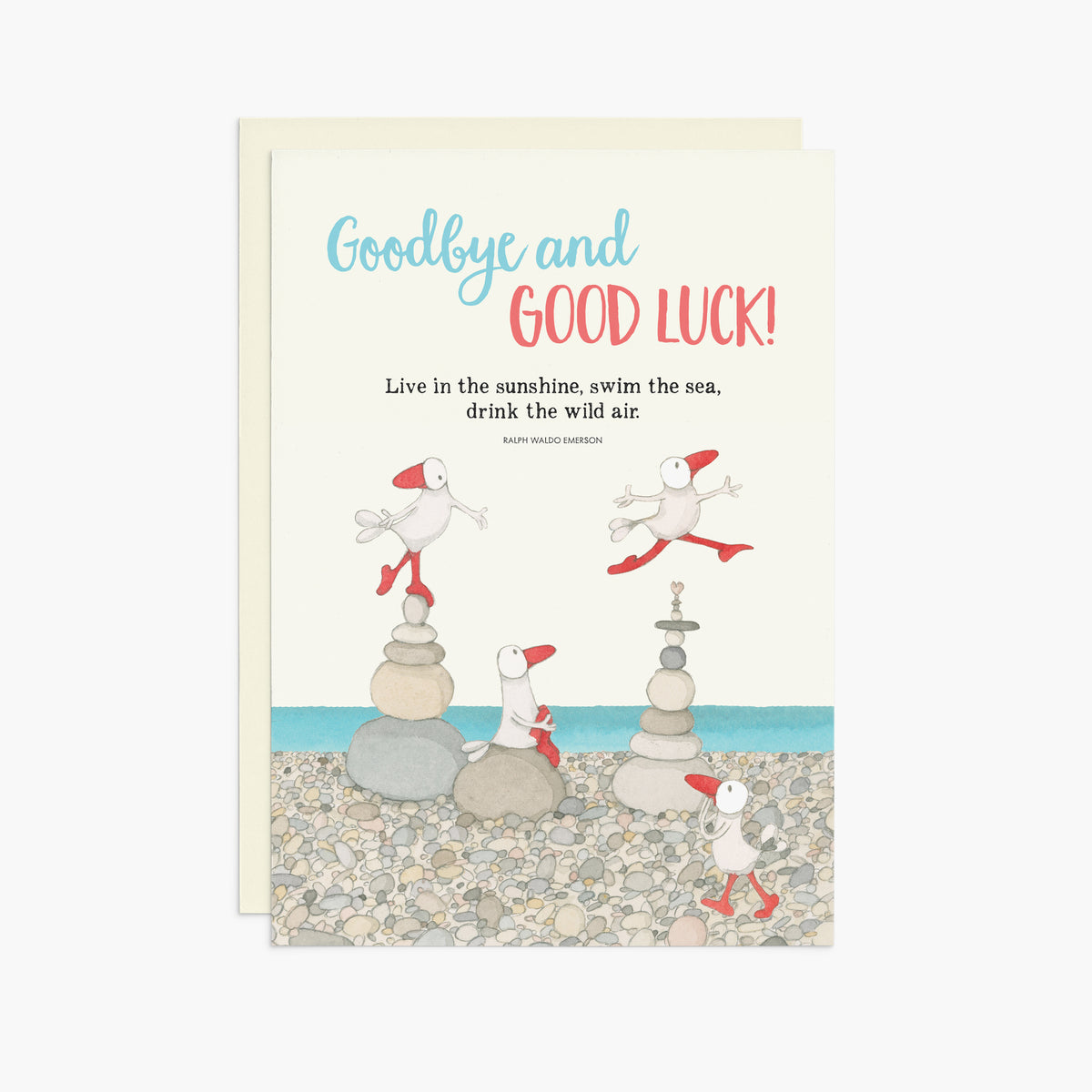 Goodbye and Good luck - Twigseeds Jumbo Farewell Card
