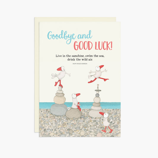 Goodbye and Good luck - Twigseeds Jumbo Farewell Card