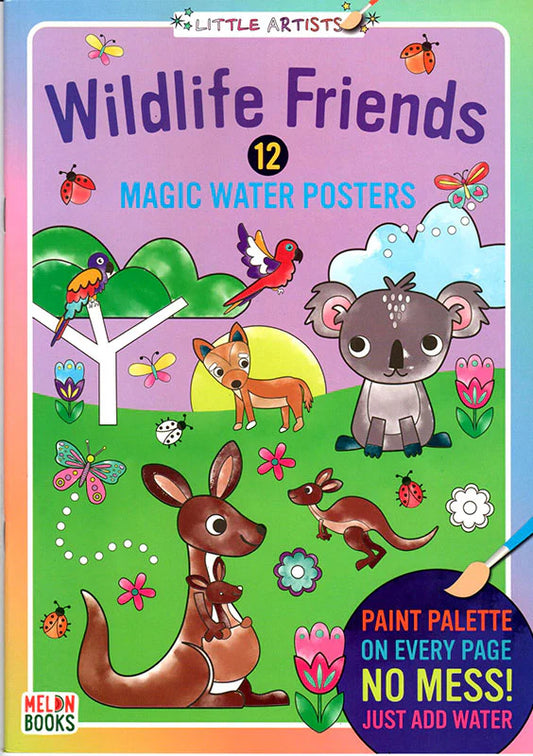 Wildlife Friends 12 Magic Water Posters