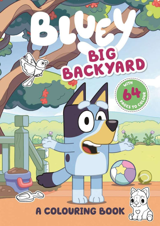 Bluey Big Backyard: A Colouring Book
