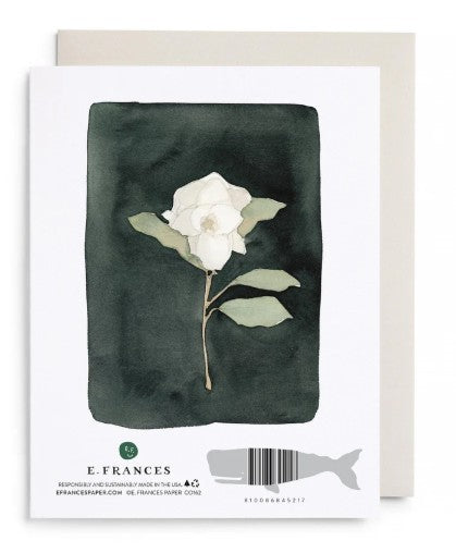 Deepest Sympathies (White Flower) - E. Frances Cards