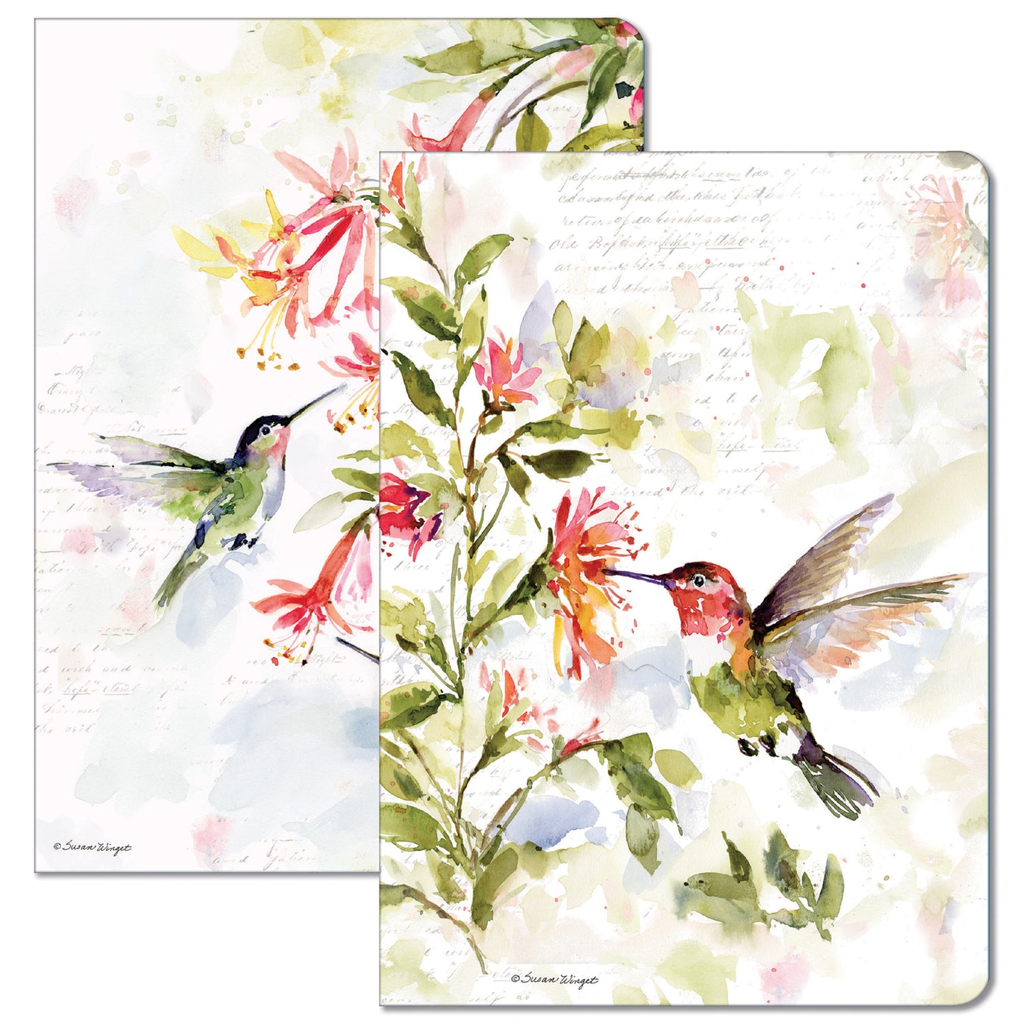 Hummingbird Floral - LANG 2 Pack Journal Set