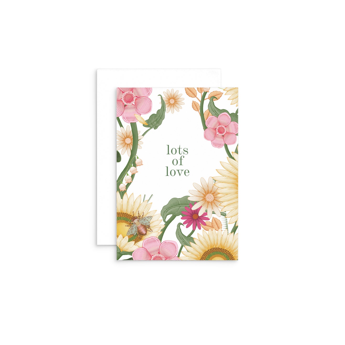 Bee Mini Card - Lots of love