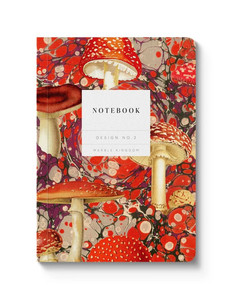 Ooh Deer Marble Kingdom (Fungi) Notebook A6