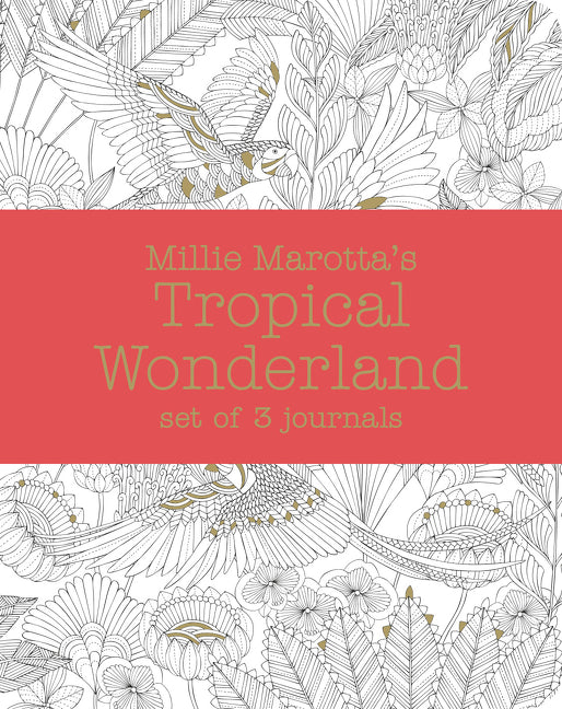Millie Marotta's Tropical Wonderland: Set of 3 Journals