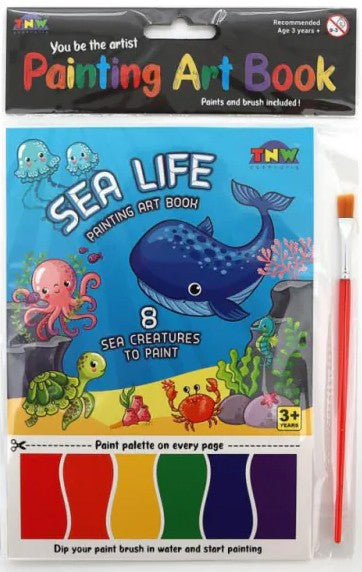 Sea Life - You be the artist Painting Art Book