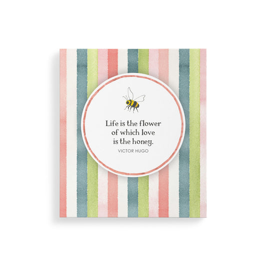Bee Notepad - Stripes