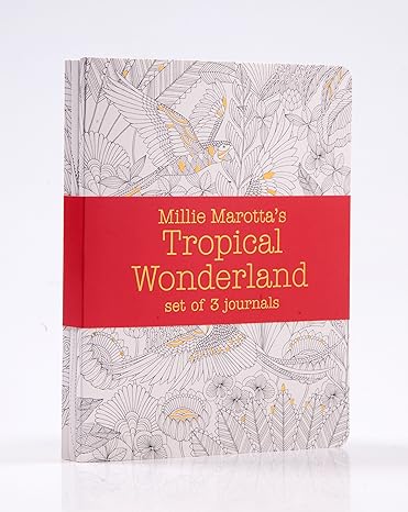 Millie Marotta's Tropical Wonderland: Set of 3 Journals